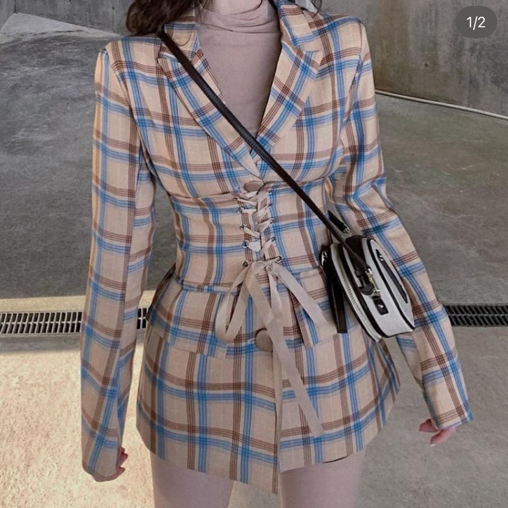 Blazer with belt